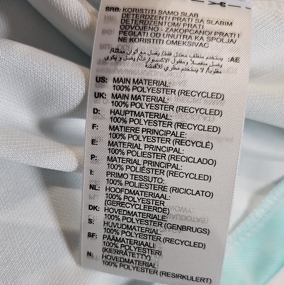 Adidas Womens Tie-Dye Jacket XS Windbreaker Moisture Wicking Activewear - Picture 8 of 10